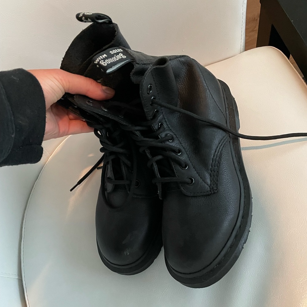 Dr. Martens Monocolor Black Lace-up Boots